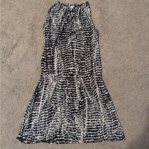 Blue and White Veronica M Dress